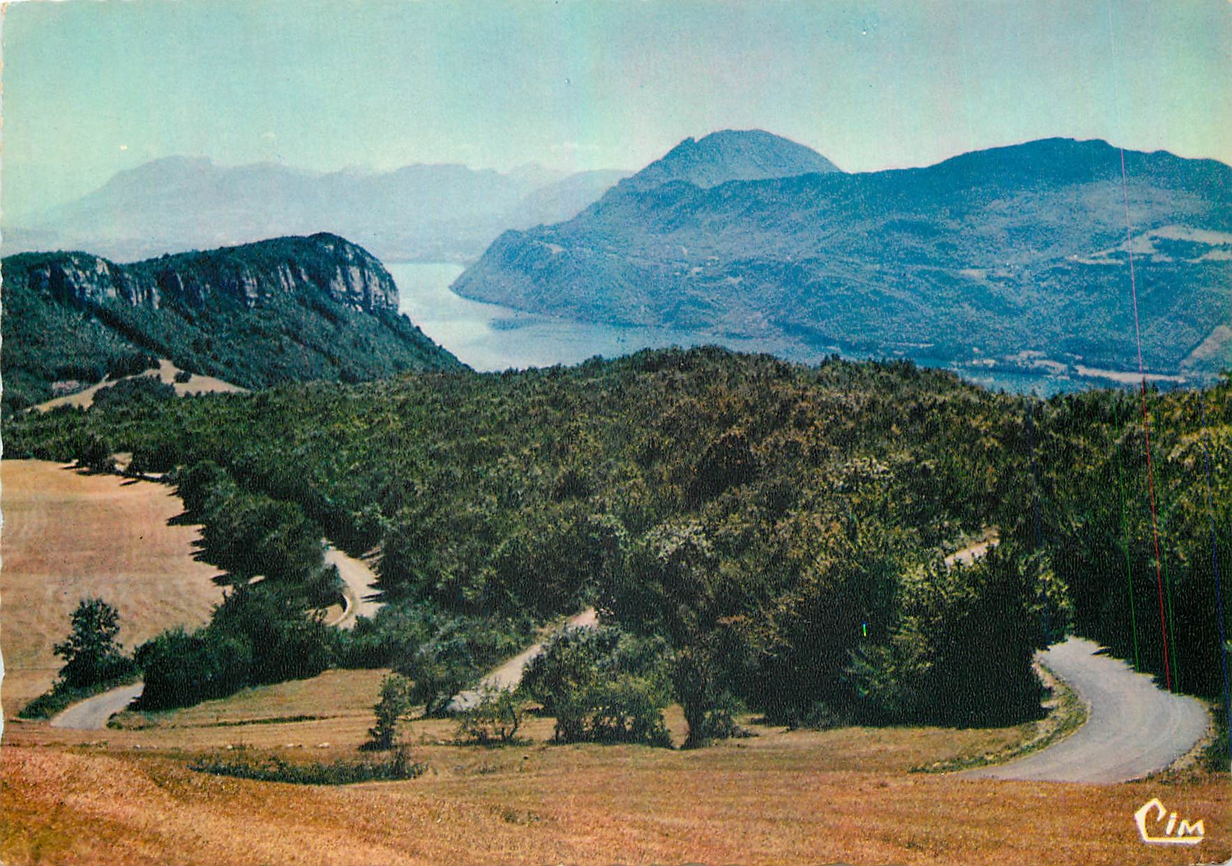 CPM Lac du Bourget (Savoie) Route du col du Sapenay