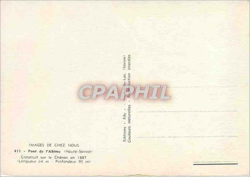 Pont de l'Abîme — Haute-Savoie — Éditions Edy — Reverso