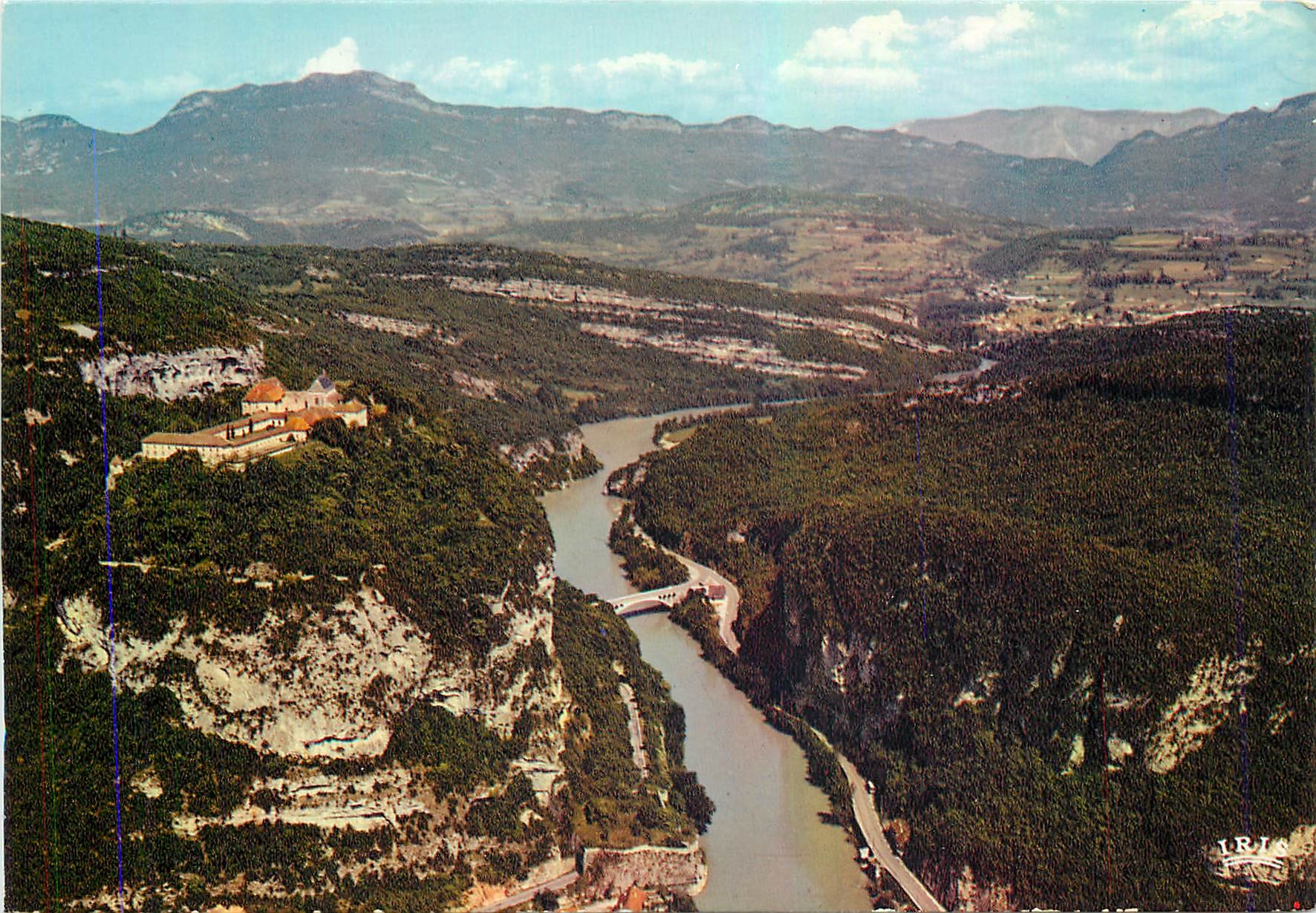 CPM Yenne (Savoie) la Porte de Savoie defile du Rhone et Pont de la Balme