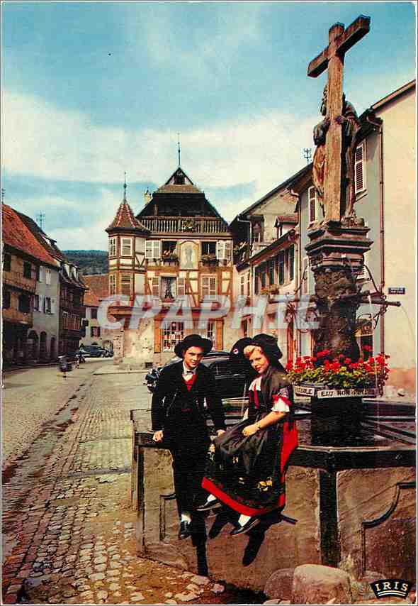 CPM L'Alsace pittoresque Kayserberg (Haut Rhin) vieille fontaine