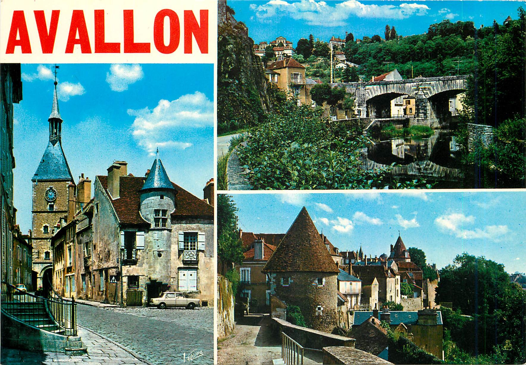 Avallon — vue panoramique — Editions LECONTE, n° H.31.718