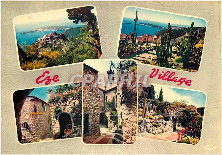 CPM La Cote d'Azur French Riviera Eze Village