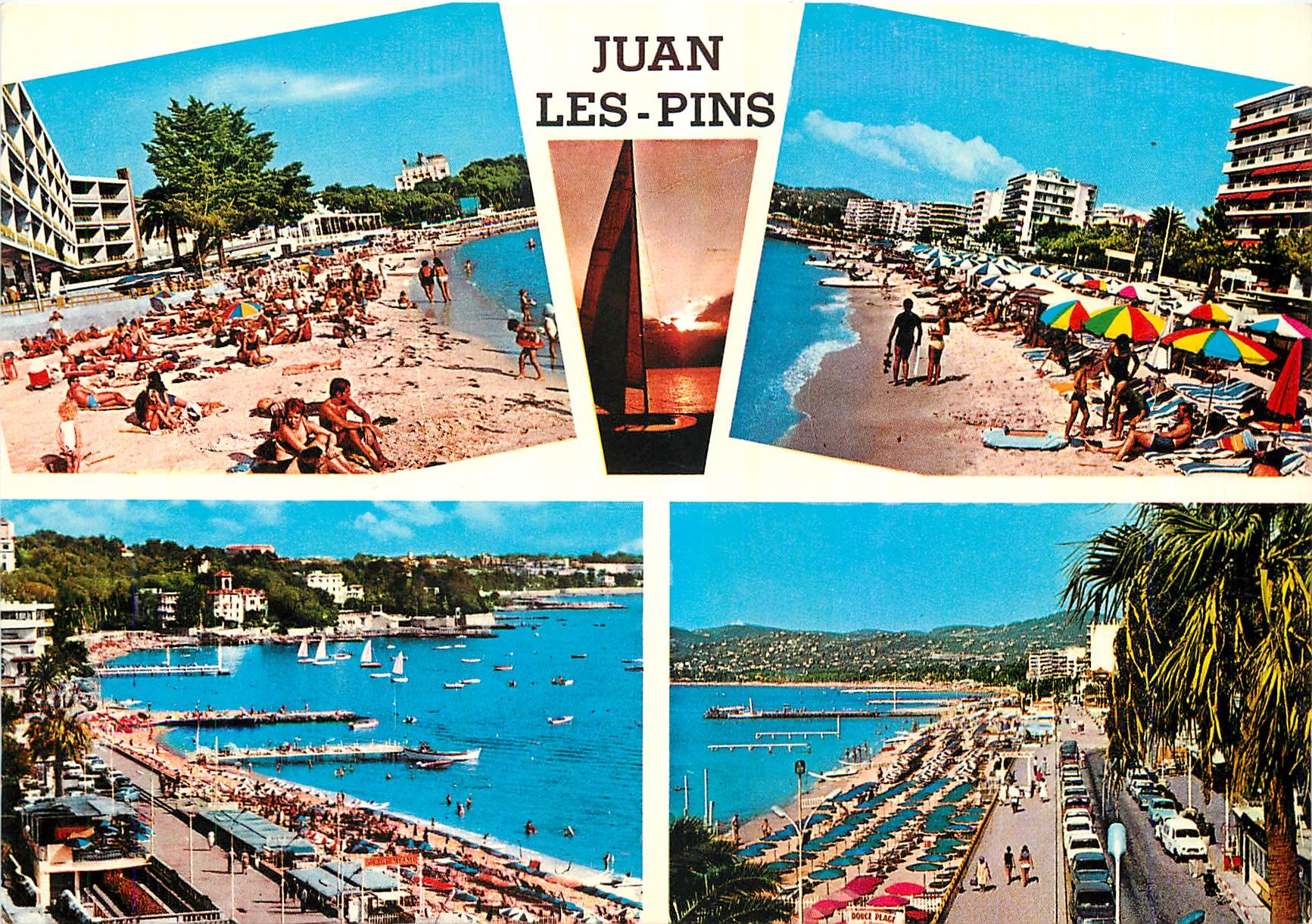 CPM Cote d'Azur souvenir de Juan les Pins