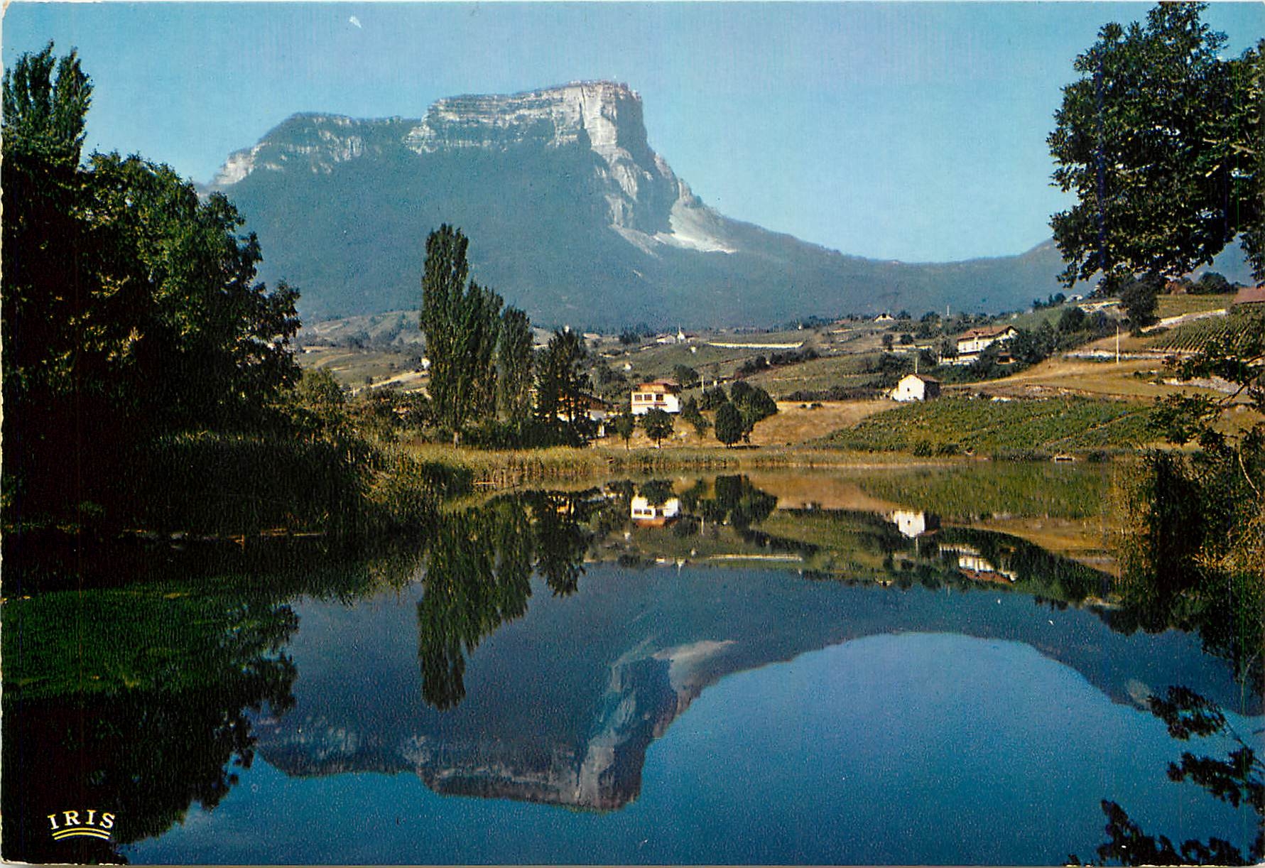 CPM Chambery (Savoie) Challes les Eaux le lac St Andre Miroir du Granier (1938m)