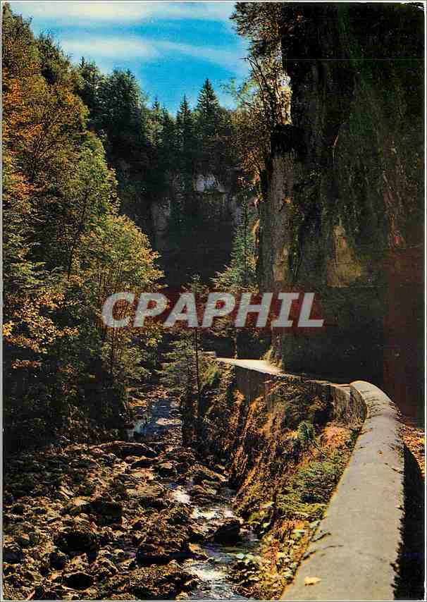 Les gorges de la Bourne — LE VERCORS. Route de Villard-de-Lans à Pont-en-Royans — Éditions Grenoble SPADEM