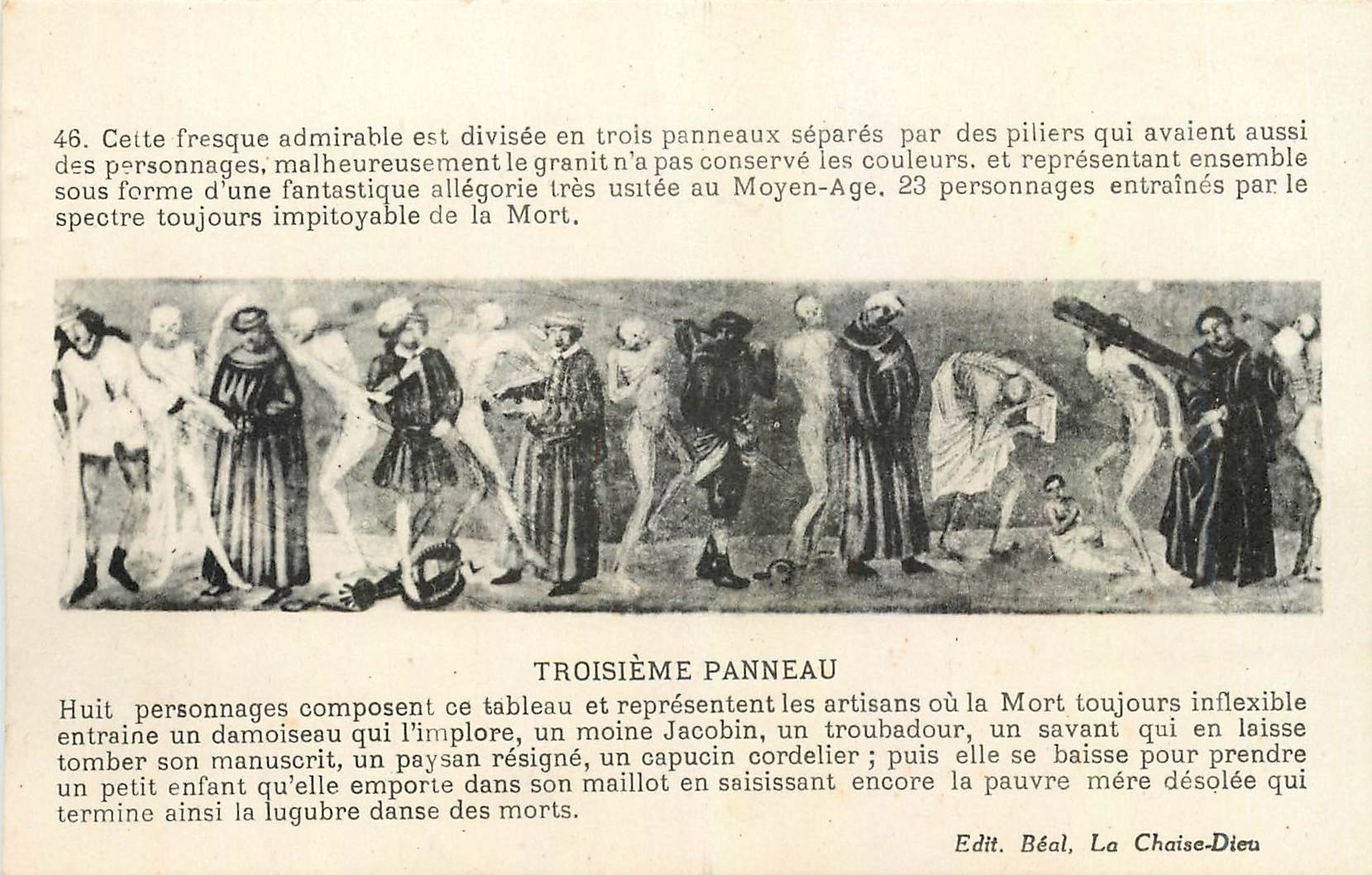 CPM Troisieme Panneau La Danse Macabre