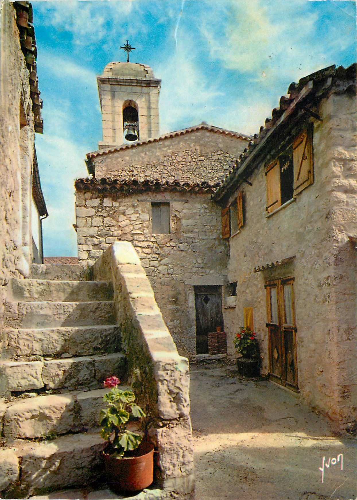 CPM Couleurs et Lumiere de France La Cote d'Azur miracle de la Nature Gourdon la Sarrazine (A M) le 