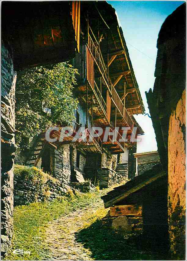 CPM En Tarentaise Montvalezan (Savoie) Pittoresque maisons d'un hameau de Tarentaise