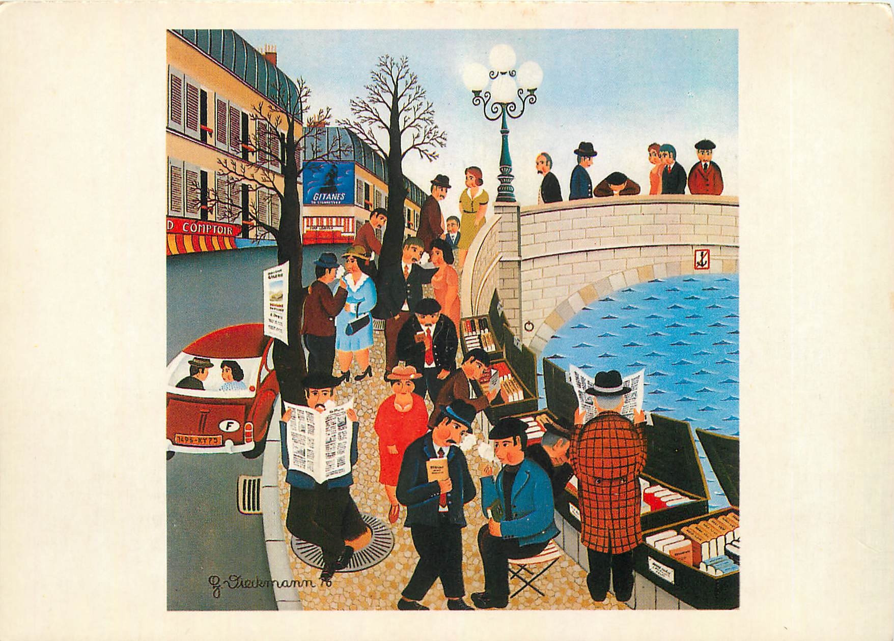 CPM Illustrateurs Paris Naif par Dieckmann