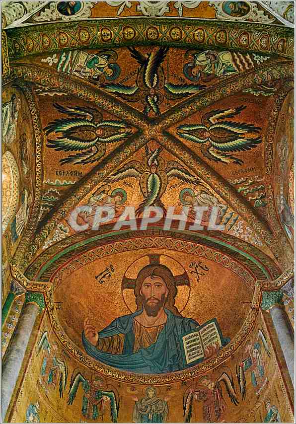 CPM Cefalu Cathedrale Particulier des Mosaique XII siecle