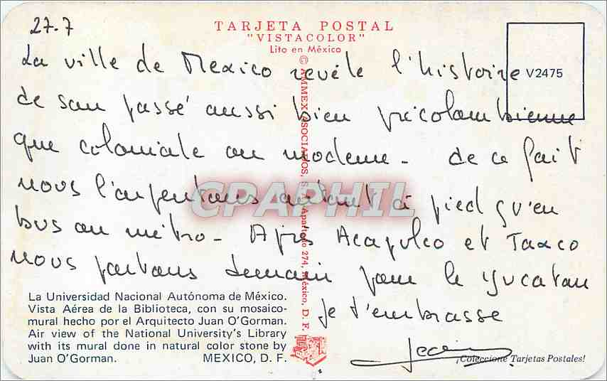 CPM Mexico — Rückseite