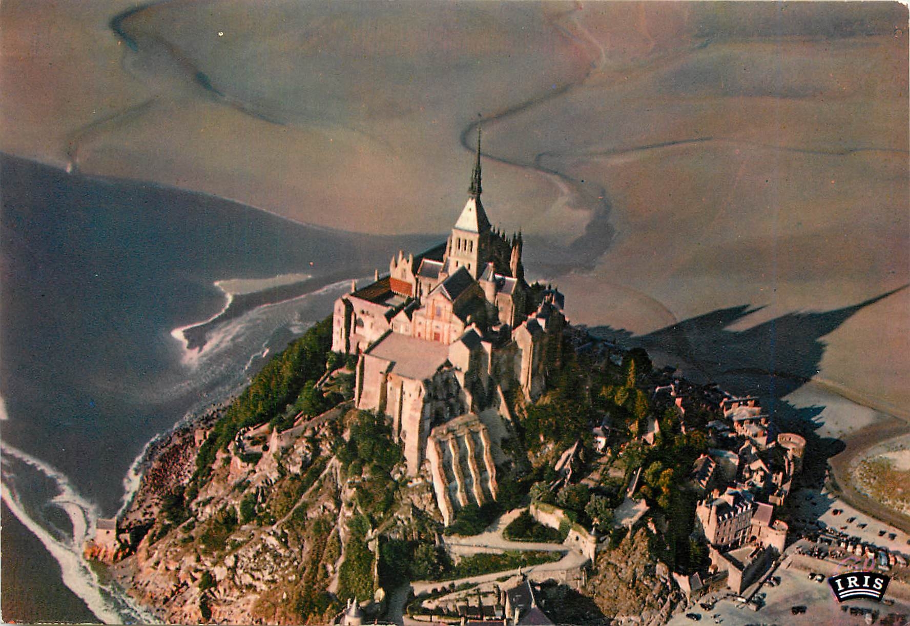 CPM Mont St Michel vue aerienne