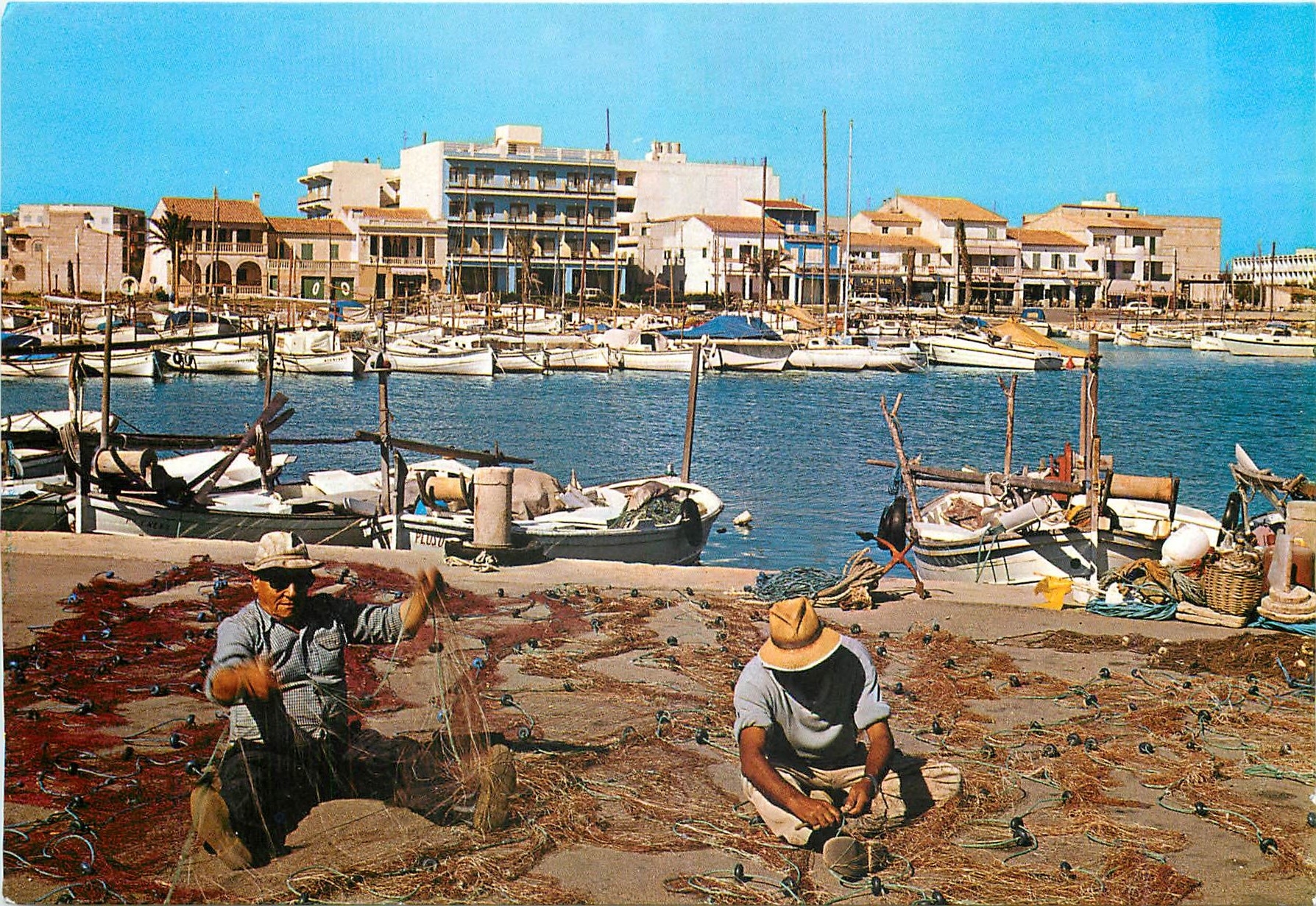 CPM Colonia de Sant Jordi (Mallorca) Vue partielle Peche Pecheur