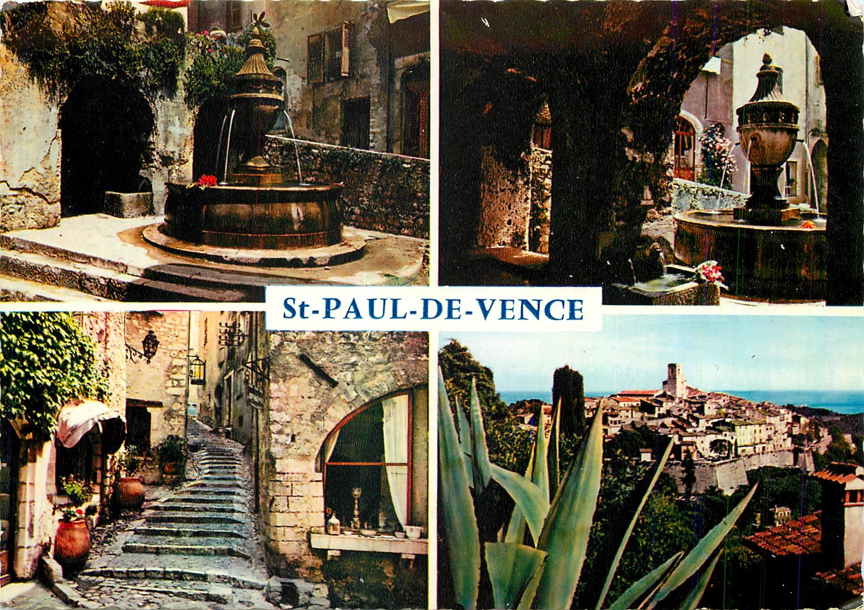 CPM Reflets de la Cote d'AZUR SAINT paul de Vence (A M) Cite des Peintres