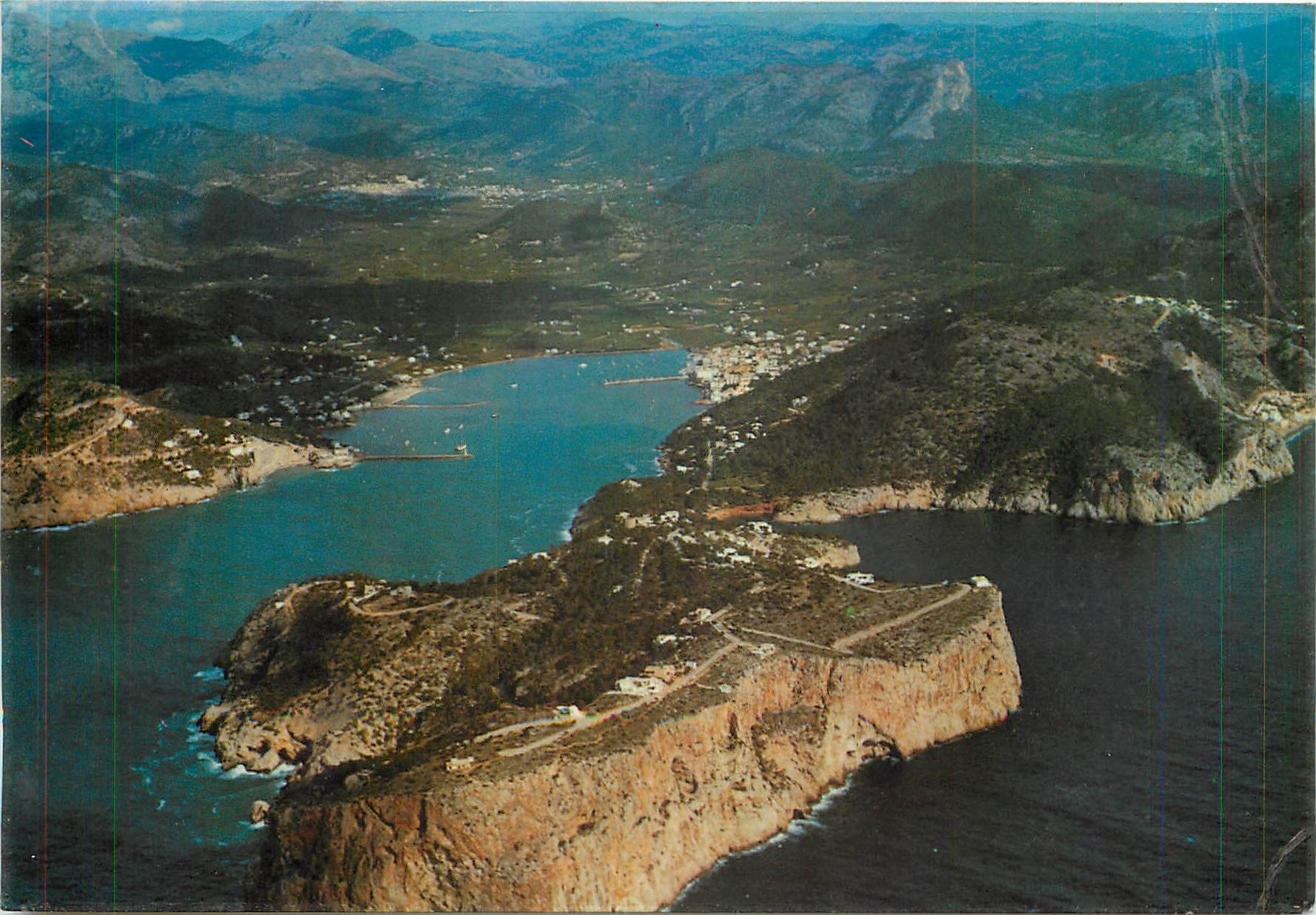 CPM Vista Aerea del Puerto de Andraix Mallorca