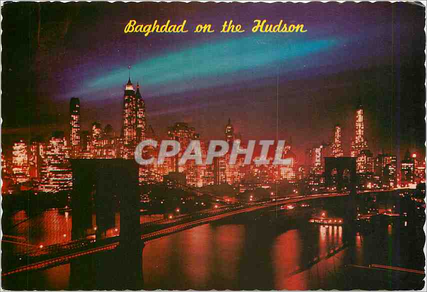 CPM New YORK City Baghdad in the Hudson 