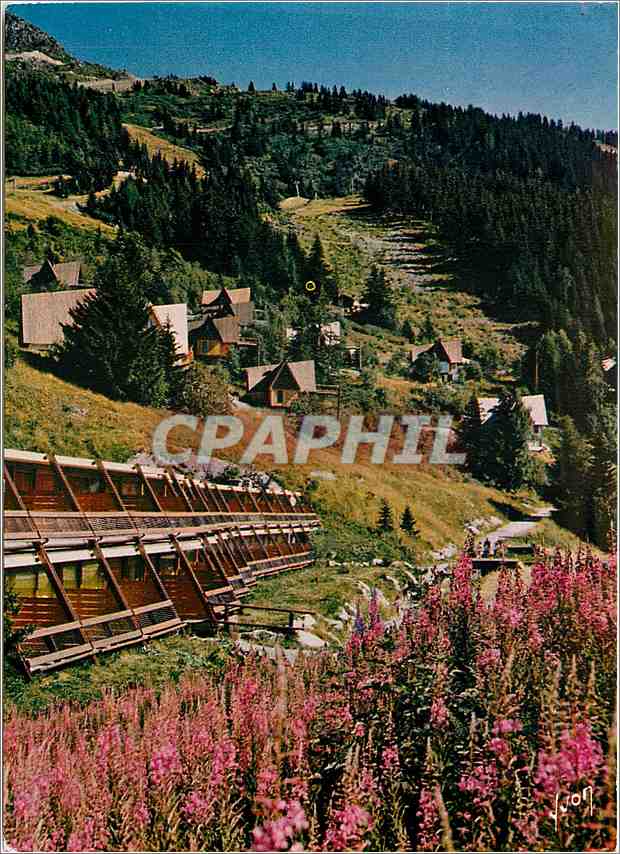 CPM Couleurs et Lumiere de France Les Alpes Les Arcs (Savoie) ses chalets