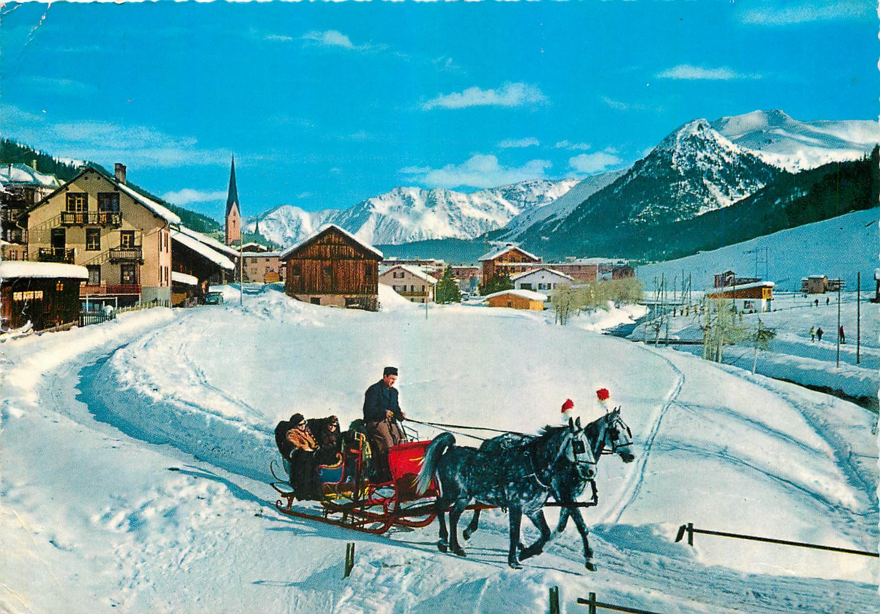 CPM Davos (1560m) Partie de traineau pres Davos