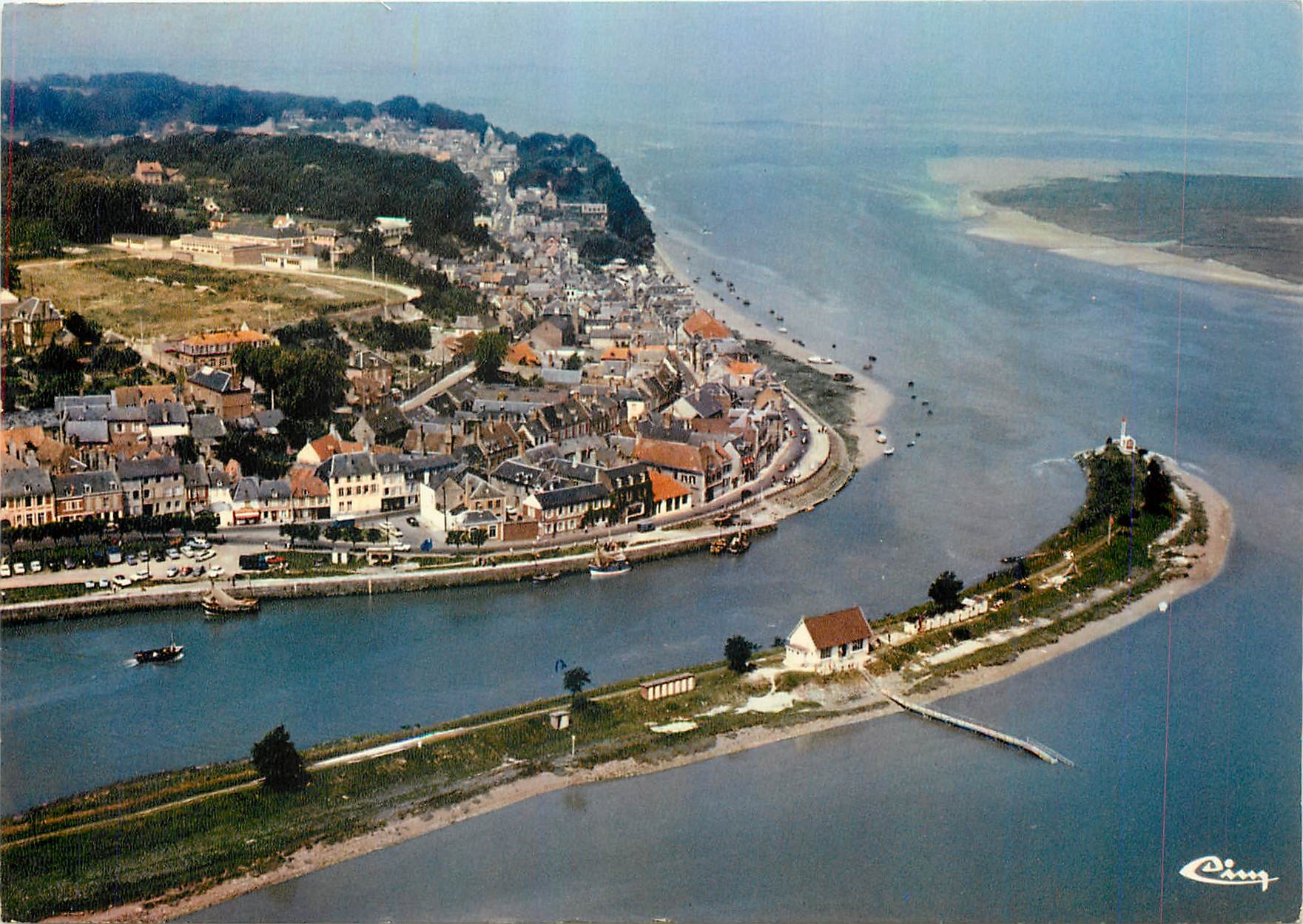 CPM Saint Valery sur Somme(Somme) Vue aerinne entree du cheval