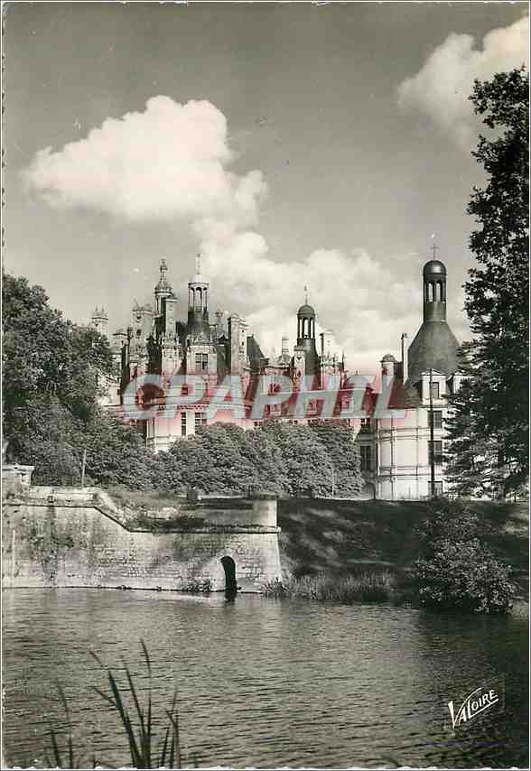 CPM Les Merveilles du Val de Loire Chambord (Loir et Cher) Vue prise du Cosson sur le chateau (XVIe 