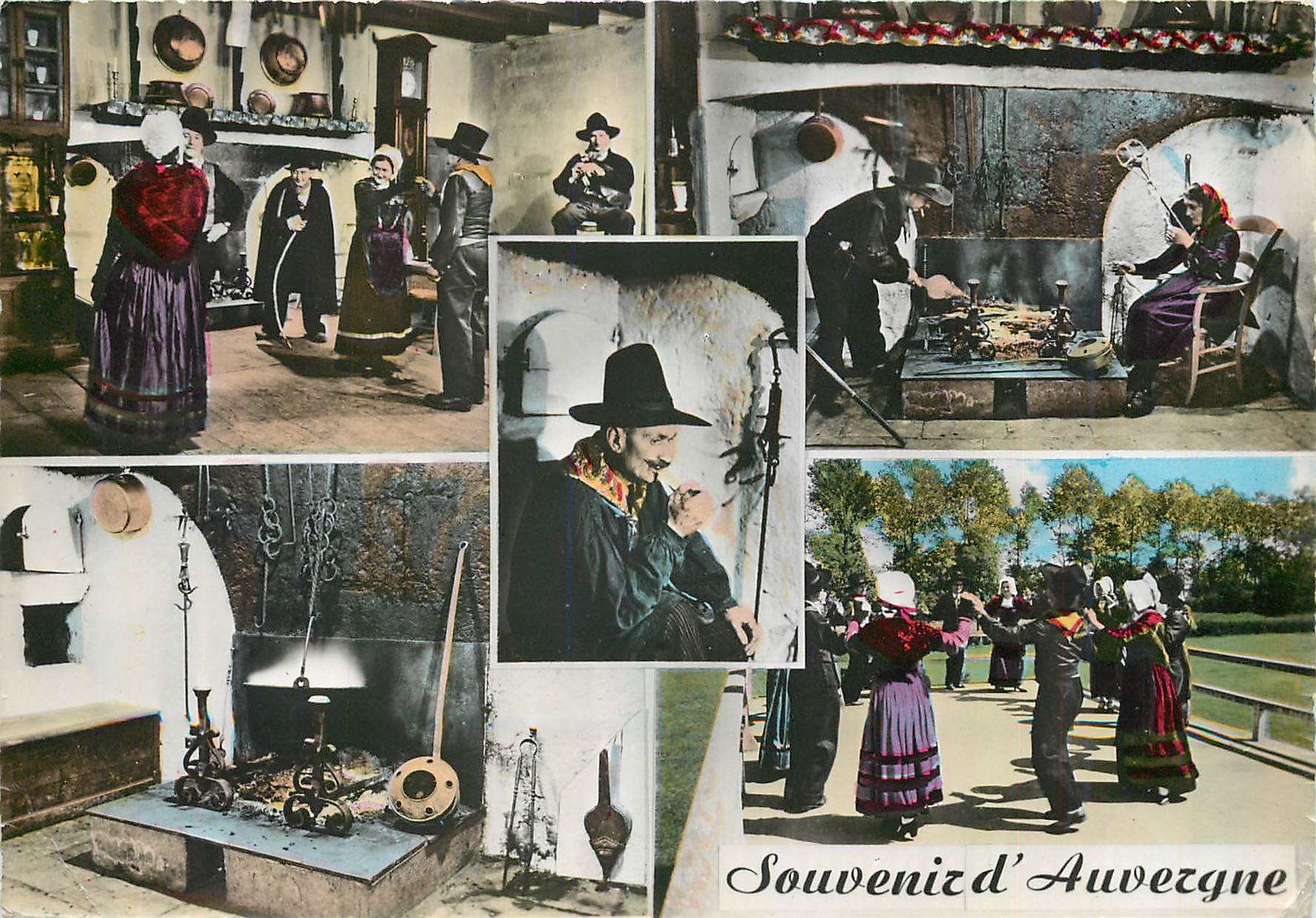 Scènes de vie traditionnelle — Auvergne — Éditions Auriillat