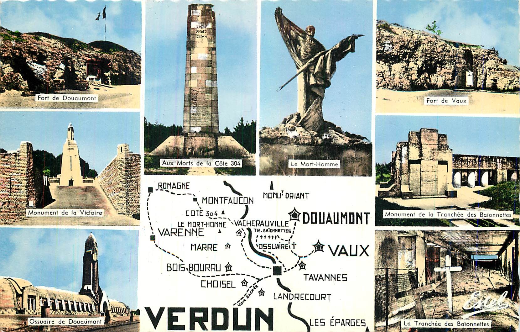 Verdun — Lieux mémoriels de la bataille — Édition LECOINTE, n° 9.201-W