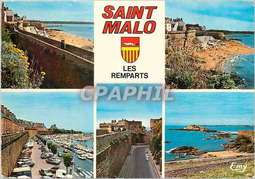 Saint-Malo — Les Remparts — Éditeur Emy, n° 50019