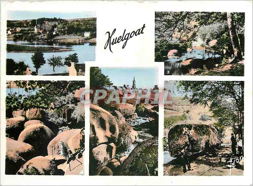 CPM Huelgoat (Finistere) Le Chaos du moulin l'Etang Mare aux fees
