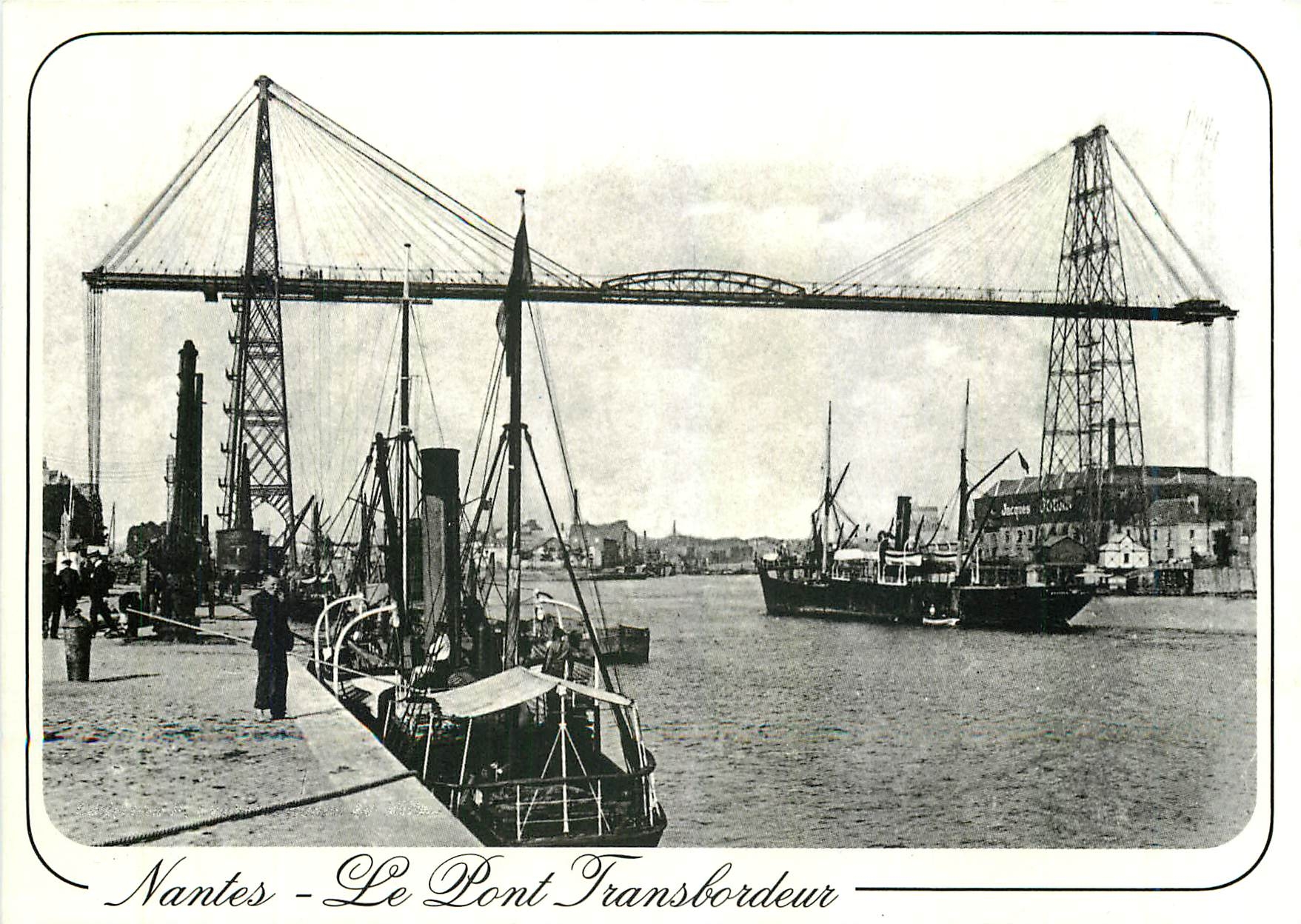 CPM Nantes (Loire Atlantique) le pont Transbordeur