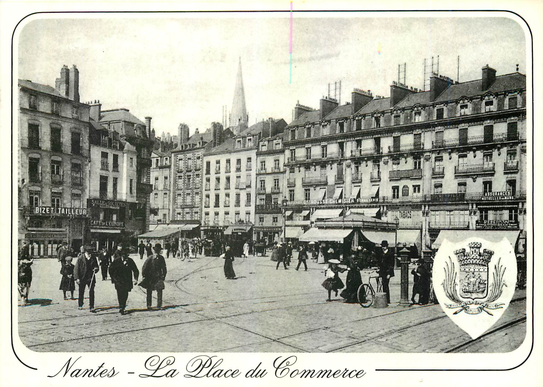 CPM Nantes (Loire Atlantique) La Place du Commerce