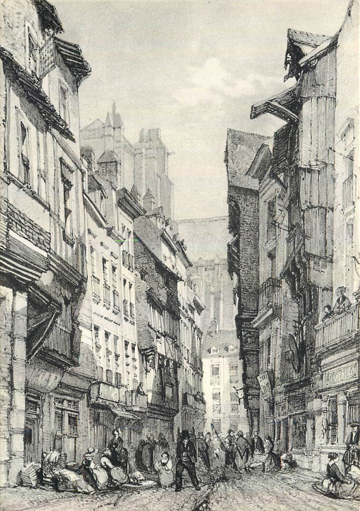 CPM Nantes Autrefois cette ancienne rue se trouvait dans le quartier de la cathedrale