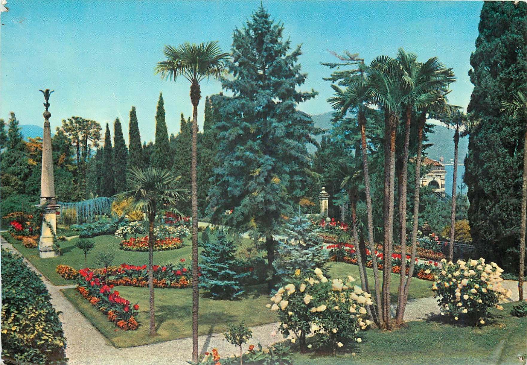 CPM Lac Majeur Isola Bella Le jardin