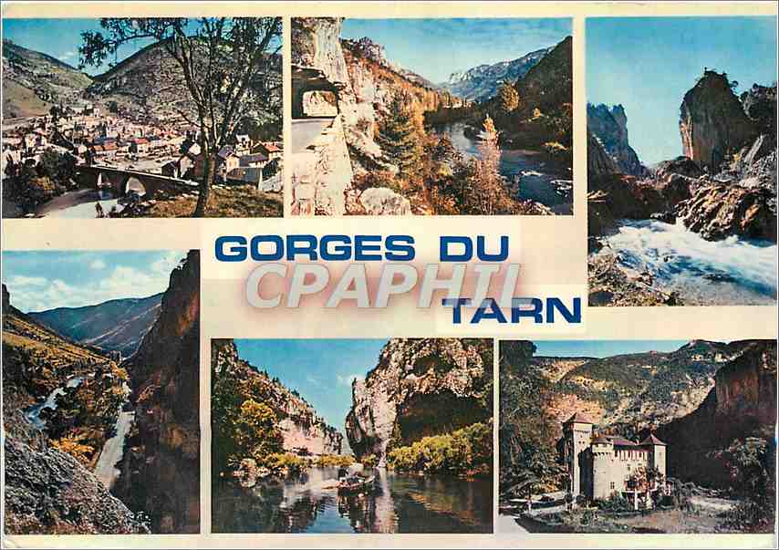 CPM Les gorges du Tarn Le Pas de Soucy Environs des Vignes