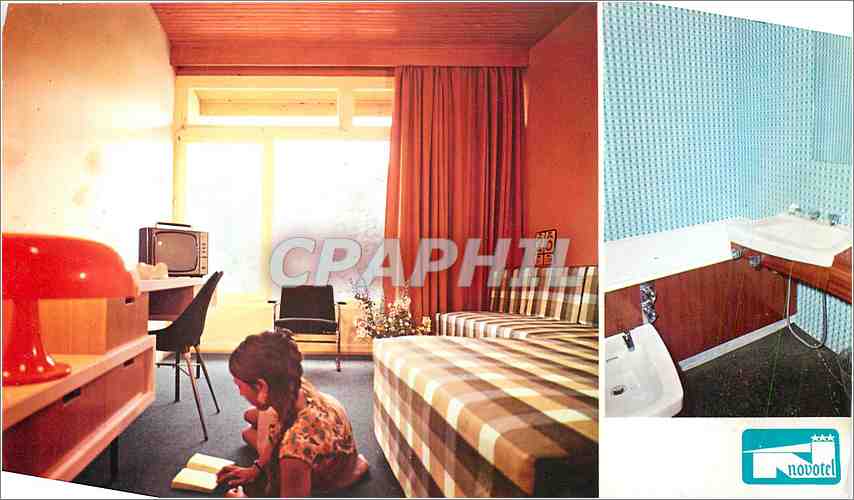 CPM Chaine Novotel La Chambre Novotel