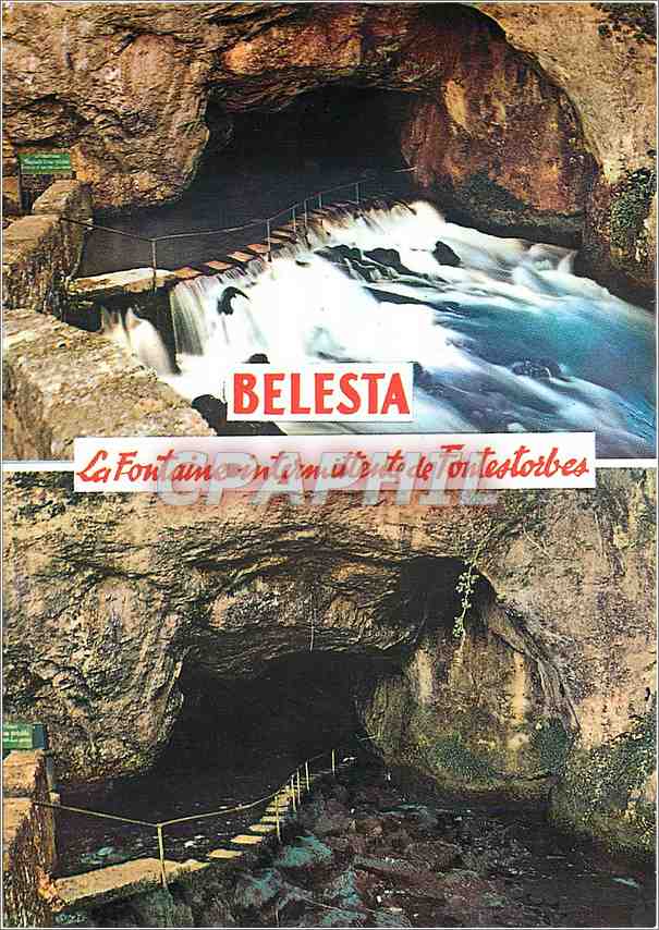 CPM Belesta (Ariège) Fontaine intermittente de Fontestorbes