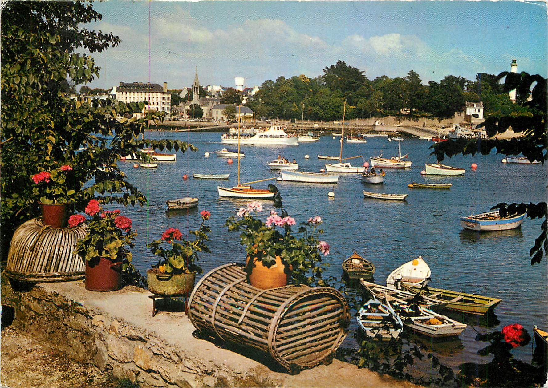 CPM La Bretagne Pittoresque L'Estuaire de l'Odet Les ports de Sainte Marine et Benodet