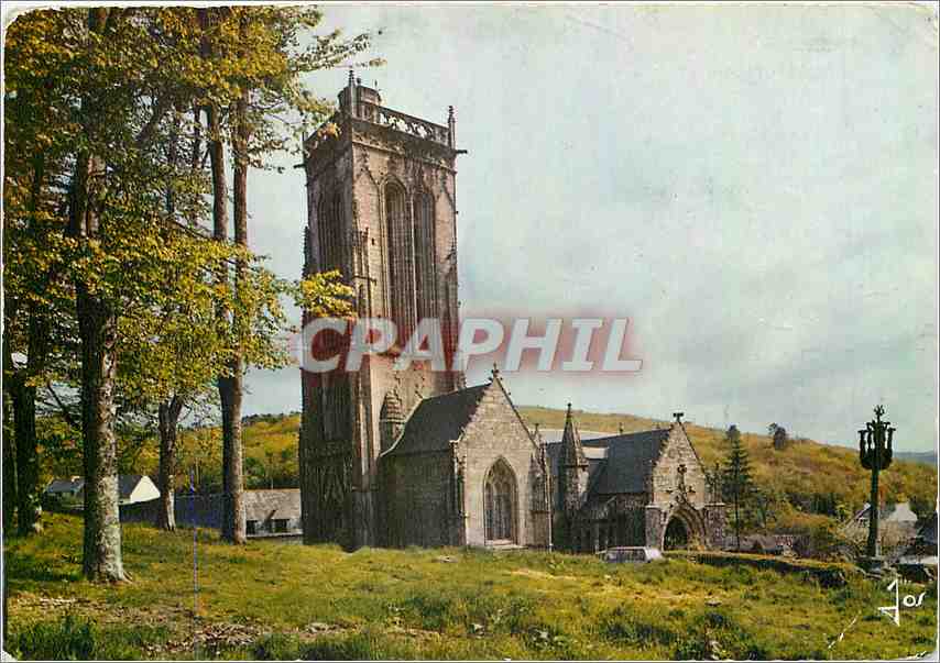 CPM Bretagne Saint Herbot (Finistere) L'eglise et le placitre
