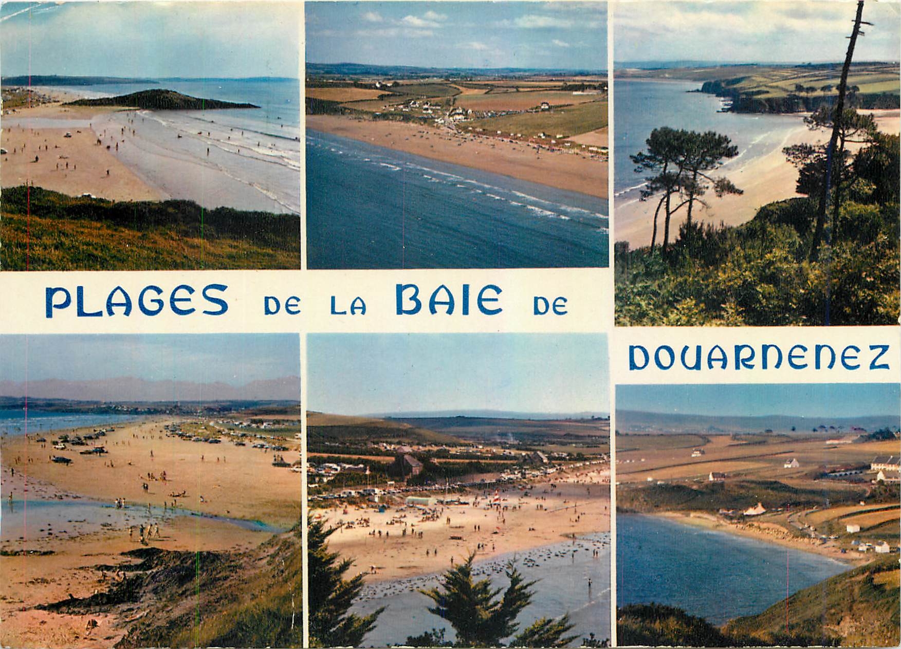 CPM Bretagne (Finistere) Plages de la baie de Douarnenez