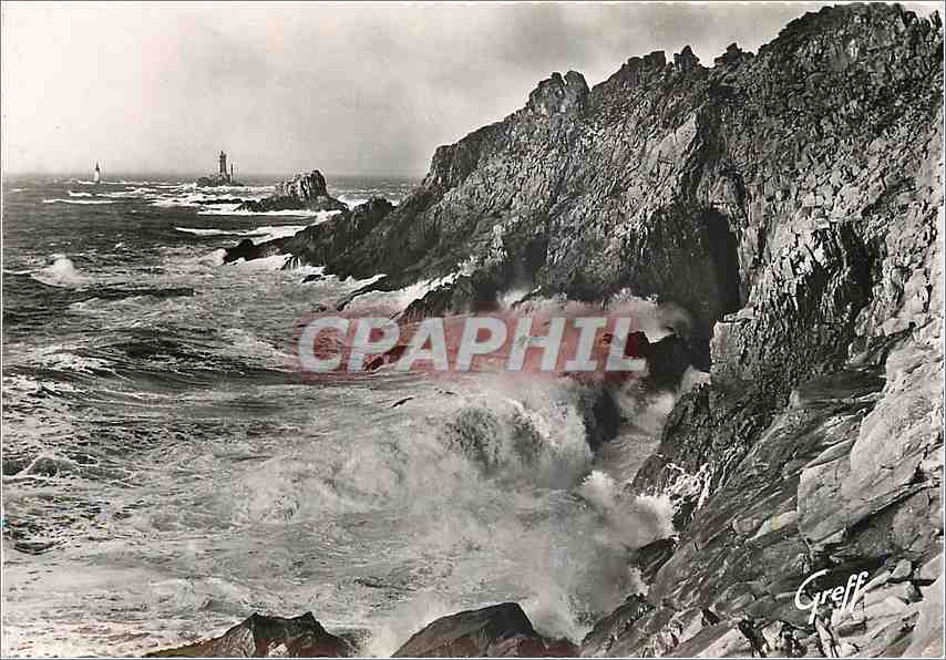 CPM Bretagne Pointe du Raz (Finistere) et le Phare de la Vieille