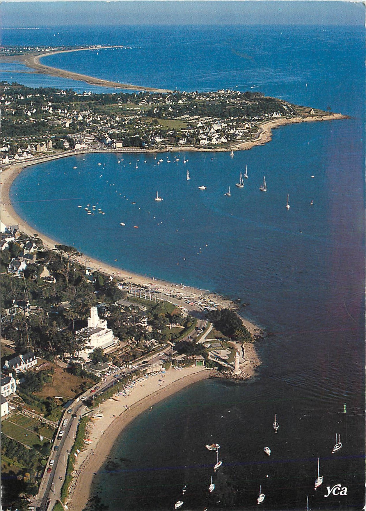 CPM Bretagne pittoresque Beg Meil Grande Plage de sable fin