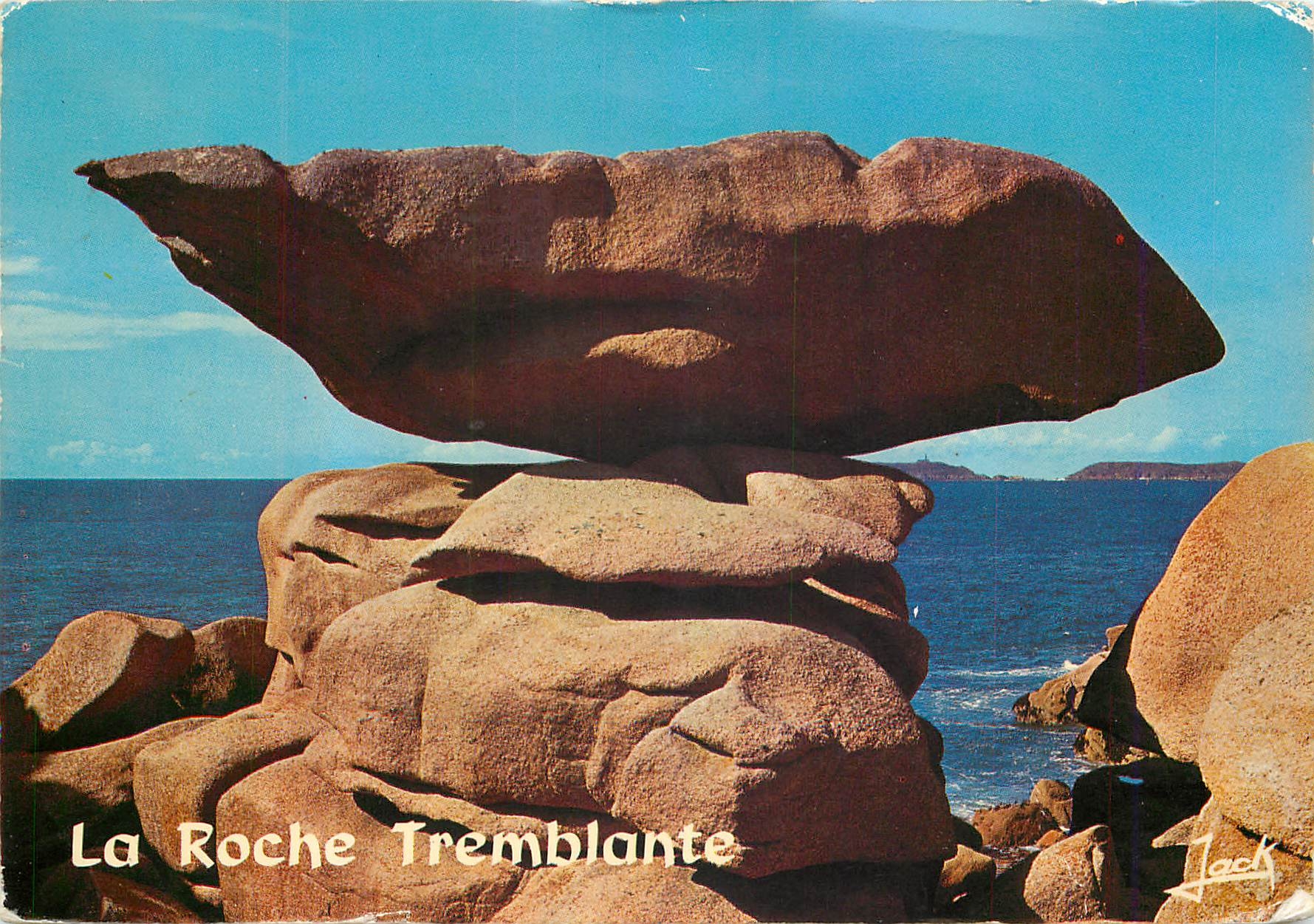 CPM Bretagne Cote de granit rose ploumanach Parmi les rochers bizarres