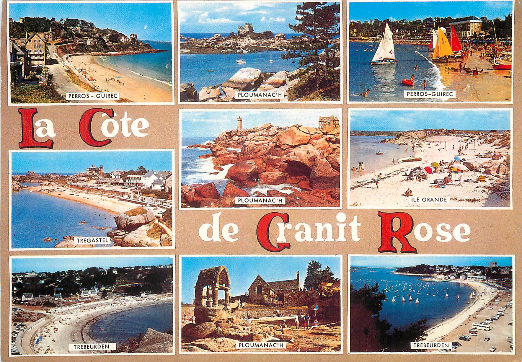 CPM Bretagne La cote de granit rose