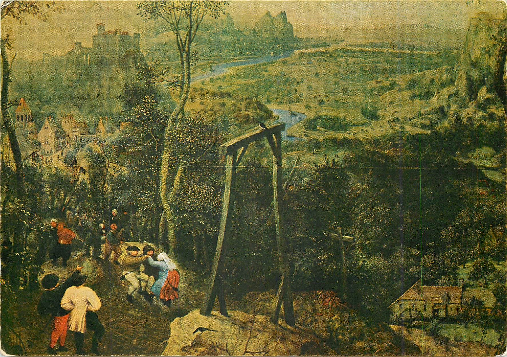 CPM P Breughel l'Ancien La Pie sur le Gibet