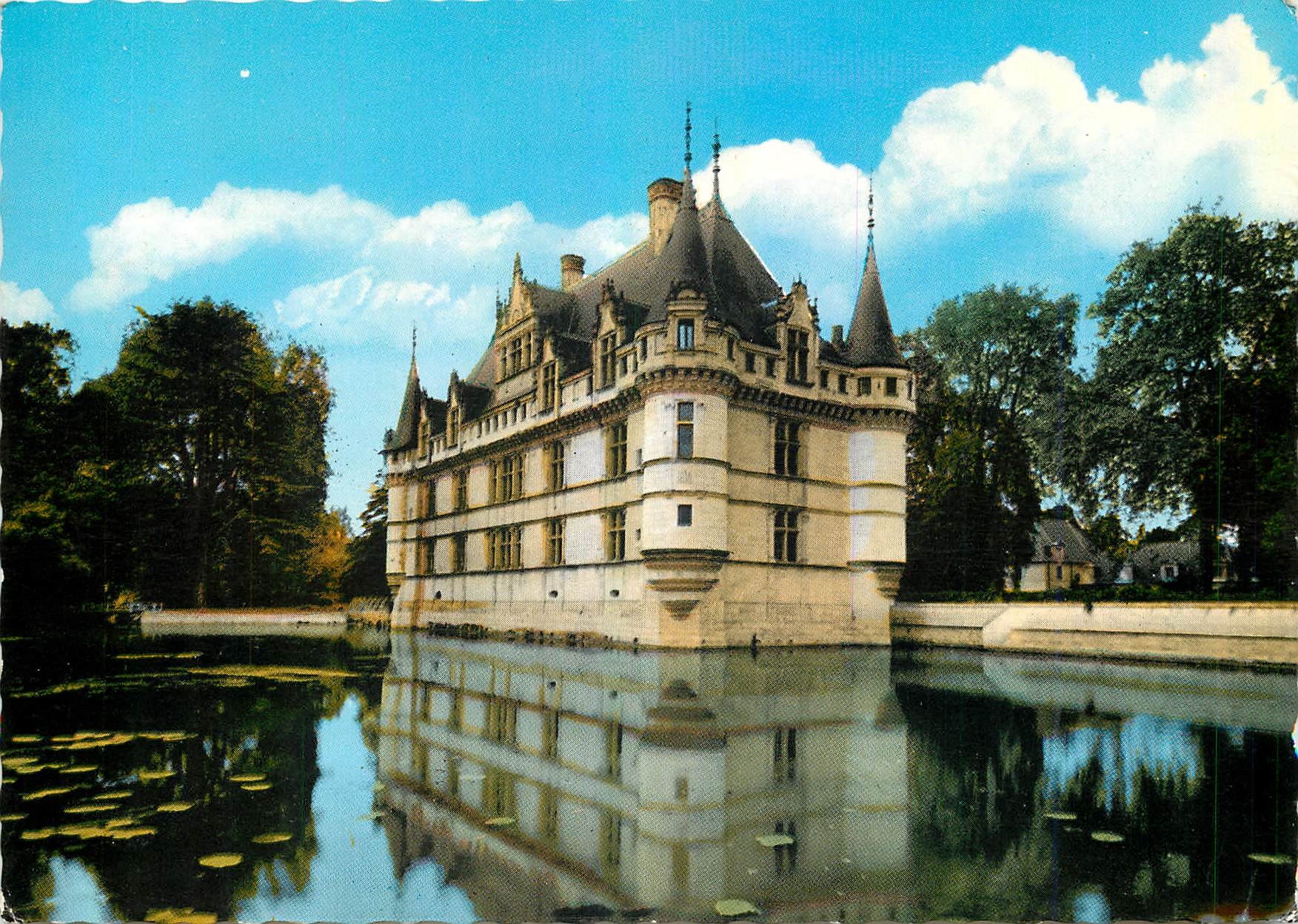 CPM Chateau de la Loire Azay le Rideau (Indre et Loire) Facade Sud