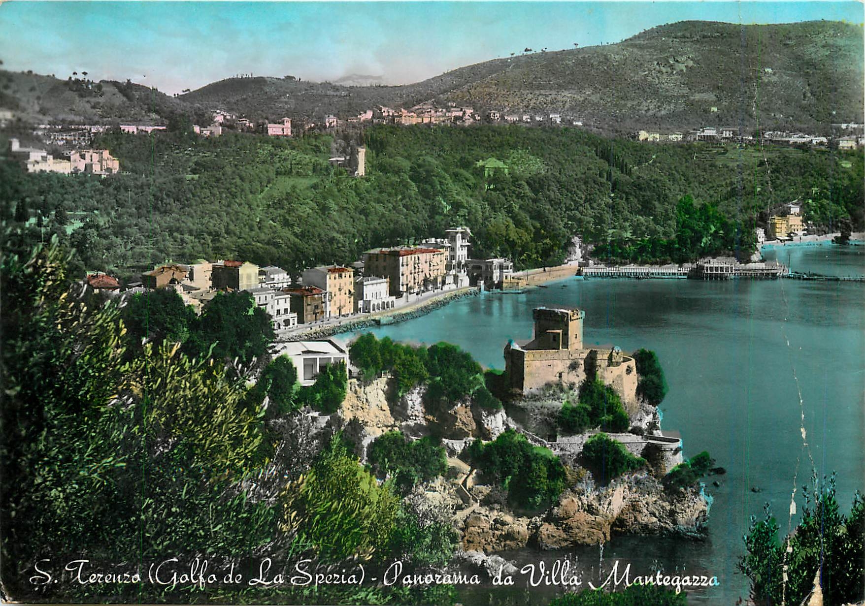 CPM Terenzo (Golfe de la Spezia) Panorama vu de Villa Mantegazza