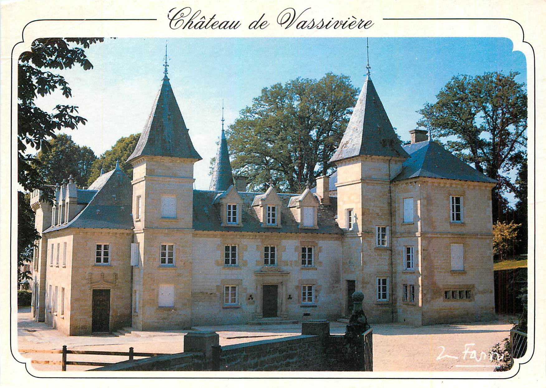 CPM Chateau de Vassiviere situe sur l'Ille de Vassiviere en Limousin alt 650 m