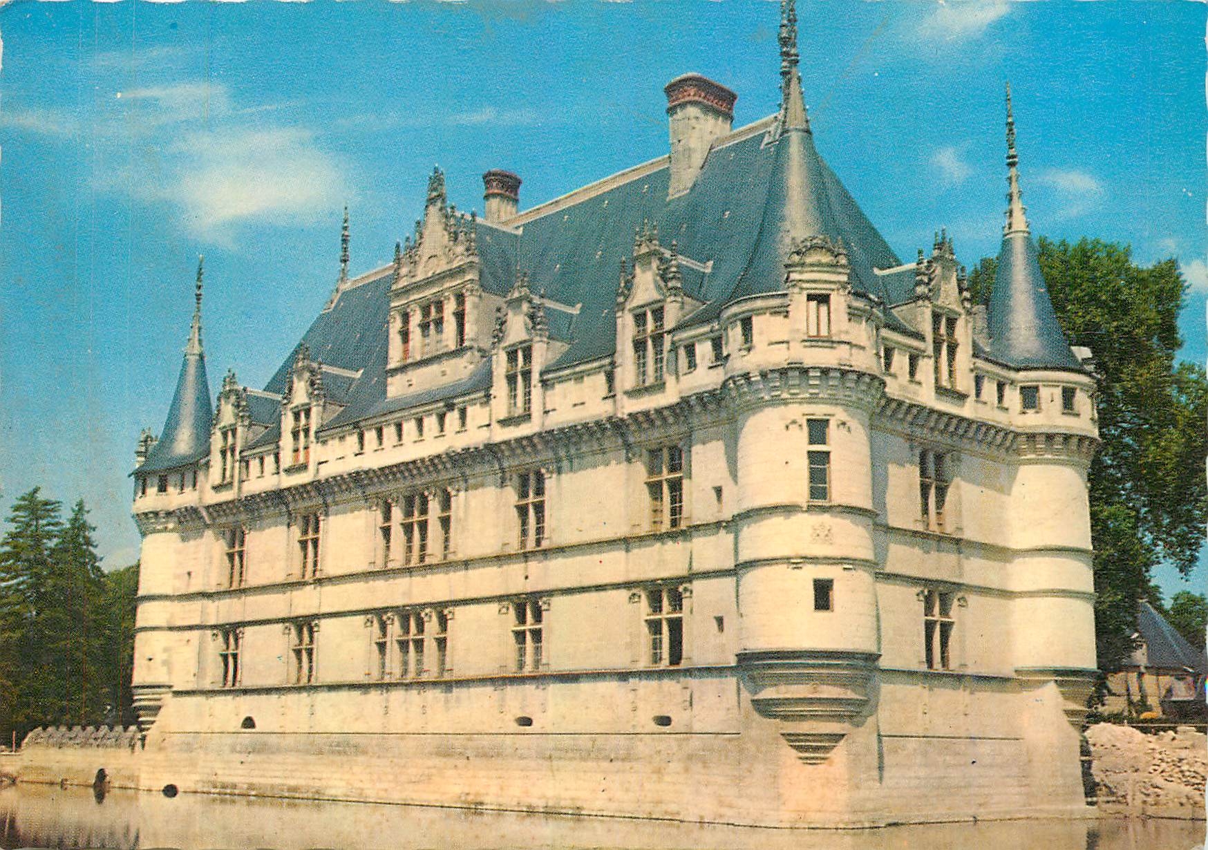 CPM Azay le Rideau (Indre et Loire) Le chateau (1518 1528) vu du Sud Est
