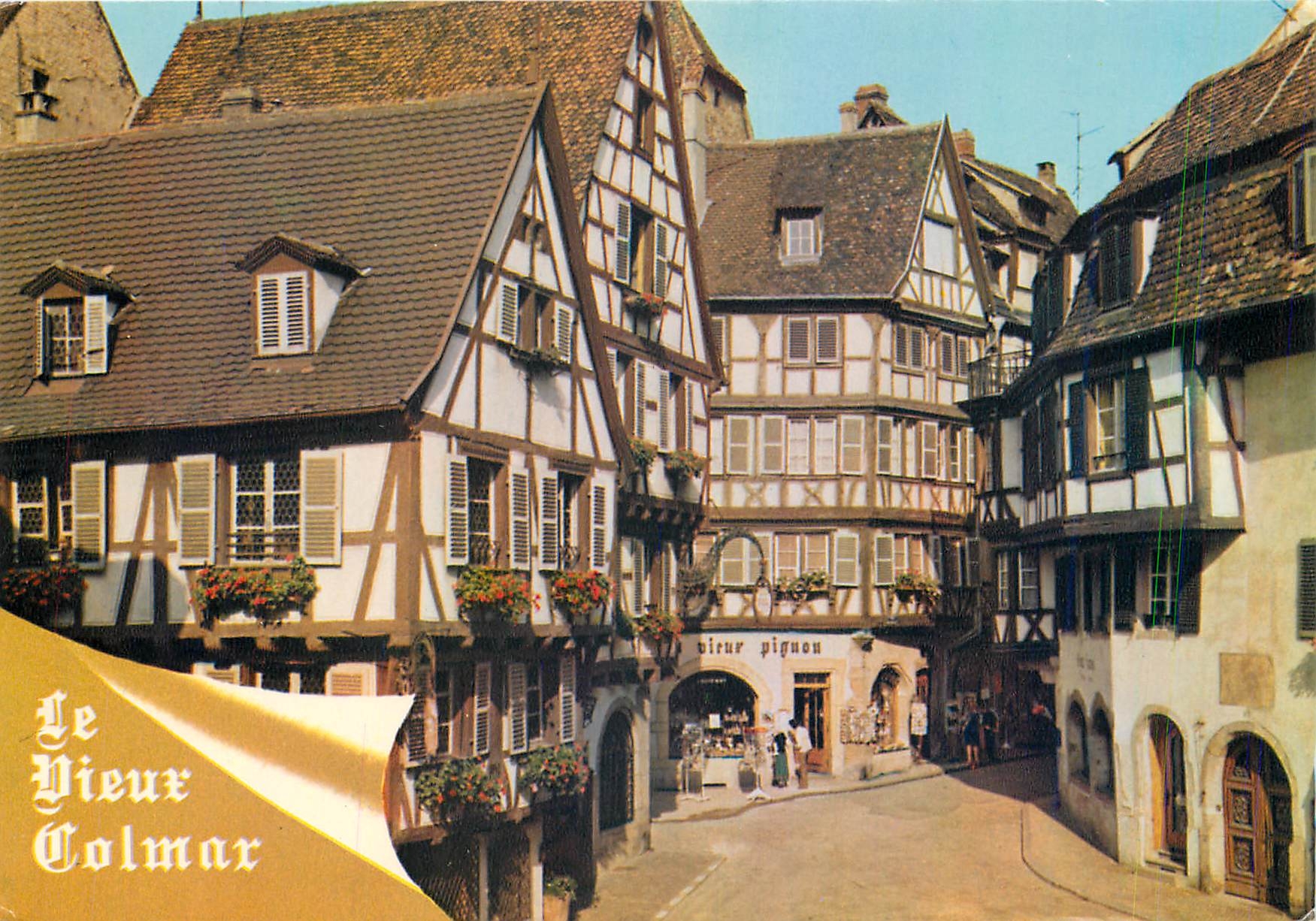 CPM L'Alsace Pittoresque Colmar (Haut Rhin) Maisons typique de l'entree de la rue des Marchands