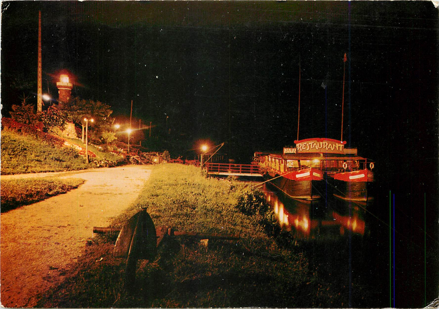 Le St-Roch — Bateau-Restaurant sur la Loire — Imprimeur Comber (71, S.&L.)