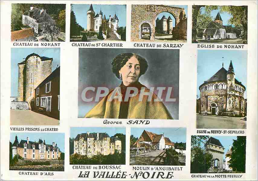 CPM La Vallee Noire Region du Bas Berry de l'arrodissement de la chatre Invetee et decrite par georg